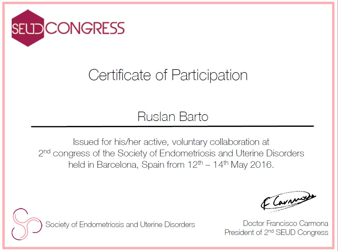 SEUD Congress, Барселона, Испания